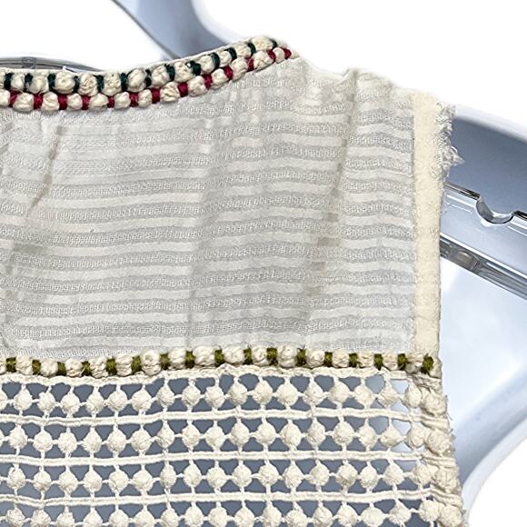 Anthropologie Akemi + Kin Boho Eyelet Knit Sleeveless Top/XS - Picture 4 of 8